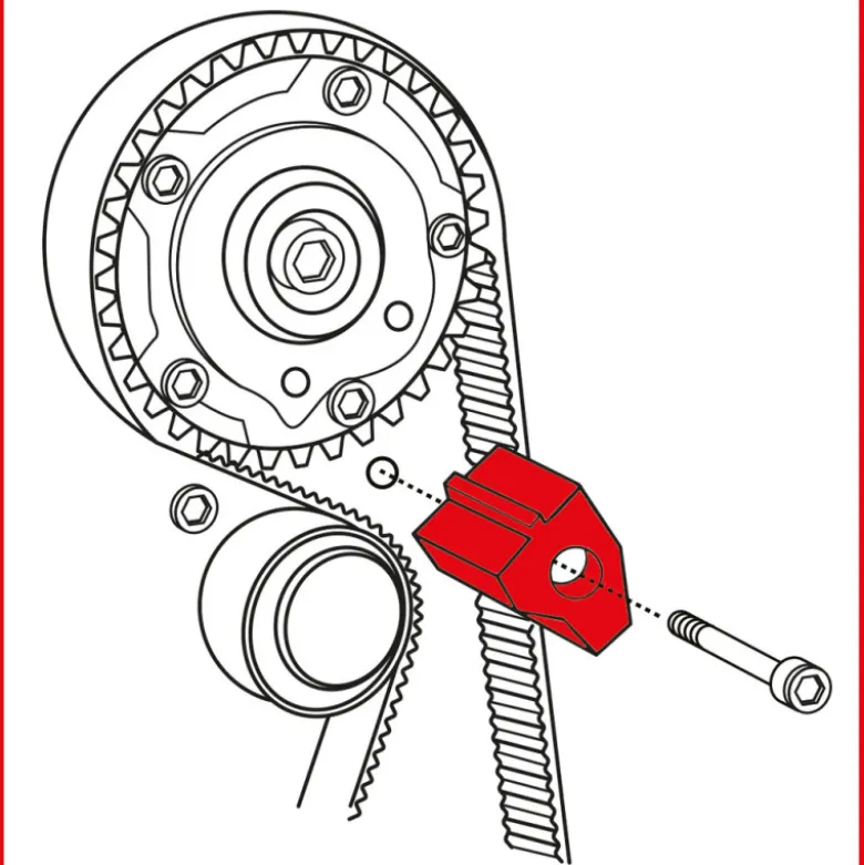 Jeu d'outils de calage moteur Fiat/Alfa Roméo/Lancia, (955A6.000 / 955A7.000 / 955A8.000 / 955A2.000 / 940A2.000) KS TOOLS