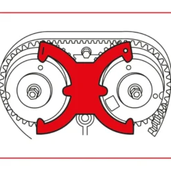 Jeu d'outils de calage moteur Ford/Volvo 4 pièces KS TOOLS 400.4125