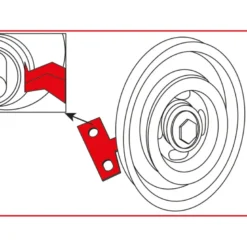 Jeu d'outils de calage moteur Ford/Volvo 4 pièces KS TOOLS 400.4125