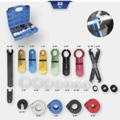 Jeu d’outils pour déverrouillage des conduites 22pcs BRILLIANT TOOLS - BT531050