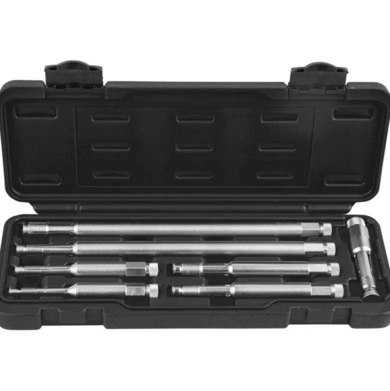 Jeu d'outils pour la réparation des taraudages de bougies d'allumage et de préchauffage 7 pièces KS TOOLS 150.6500