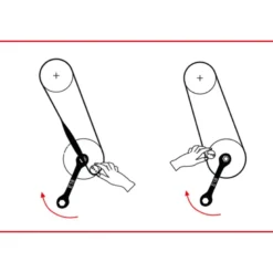 Jeu d'outils spéciaux pour courroies élastiques KS TOOLS 150.3180