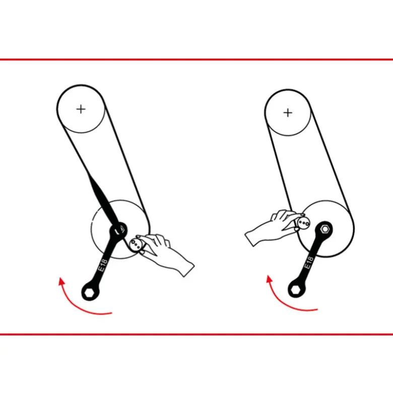 Jeu d'outils spéciaux pour courroies élastiques KS TOOLS 150.3180