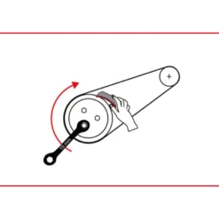 Jeu d'outils spéciaux pour courroies élastiques KS TOOLS 150.3180