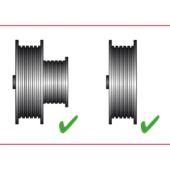 Jeu d'outils spéciaux pour courroies élastiques KS TOOLS 150.3180
