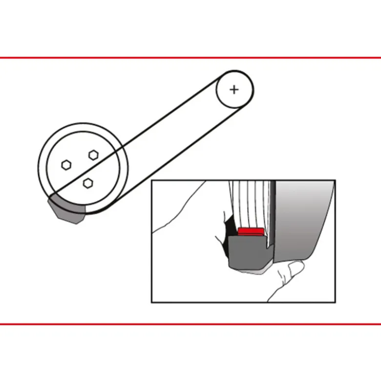 Jeu d'outils spéciaux pour courroies élastiques KS TOOLS 150.3180