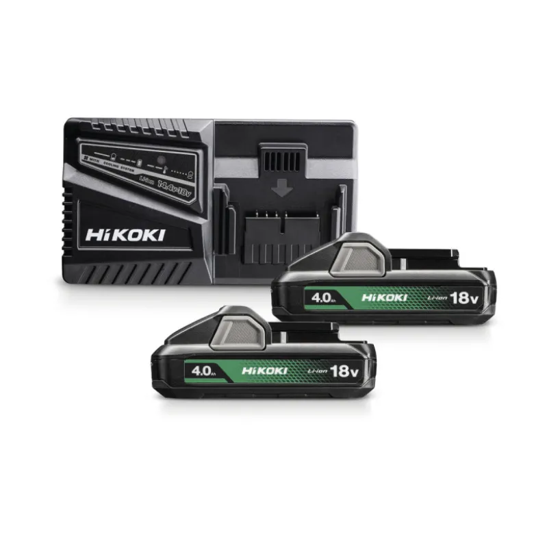 Kit 2 Batt.18V 4Ah + Chargeur Hikoki - UC18YFSLWEZ