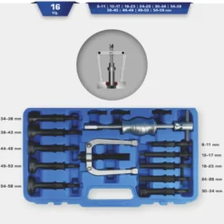 Kit d’extracteur de roulement intérieur 16pcs BRILLIANT TOOLS - BT631150