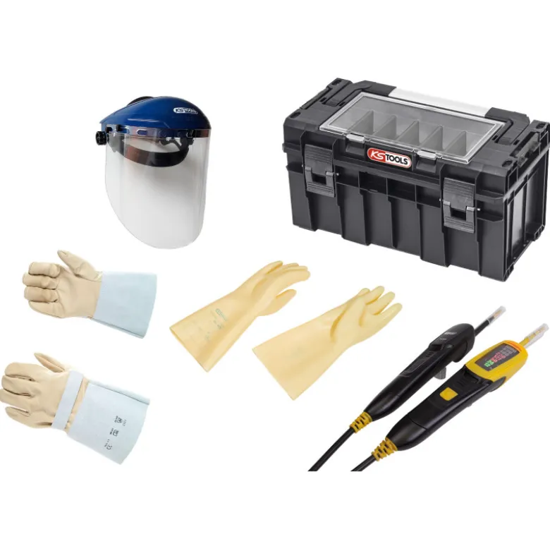 Kit EPI pour intervention sur véhicules électriques ou hybrides KS TOOLS 112.1432