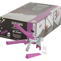 Kit pince + 150 cales + 150 croisillons 2mm auto-nivelants SIDAMO 11255322
