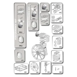 Kit Plaque de Soupape Compresseur ABAC - 2236112518
