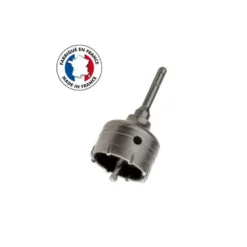 Kit trépan carbure SDS + / trépan + porte trépan + forêt centreur Ø 50 à 68 mm DIAGER