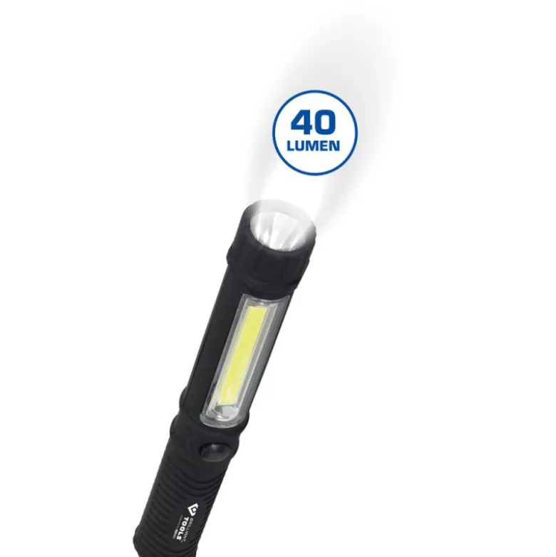 Lampe de poche à LED COB 2 en 1 140 Lumens BRILLIANT TOOLS - BT130910