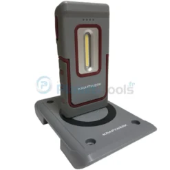 Lampe à main LED, WI300, rechargeable sans fil + Chargeur sans fil et connecteur USB de type C KRAFTWERK
