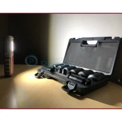 Lampe à main LED, WI600, rechargeable sans fil + Chargeur sans fil et connecteur USB de type C KRAFTWERK 701.010.002