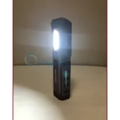 Lampe à main LED, WI600, rechargeable sans fil + Chargeur sans fil et connecteur USB de type C KRAFTWERK 701.010.002