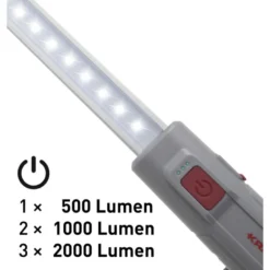 LED Baladeuse pour capot, extensible 20 W / 50 SMD KRAFTWERK - 702.004.000