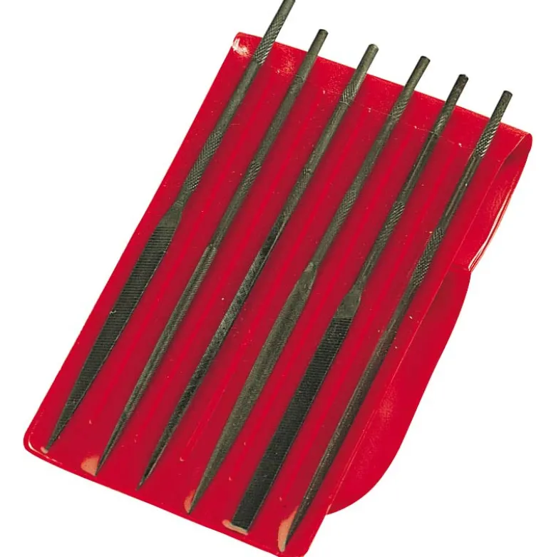 Lime Aiguille Mi-Douce 180 Mm - Trousse De 6 SAM Outillage - LAJ-18