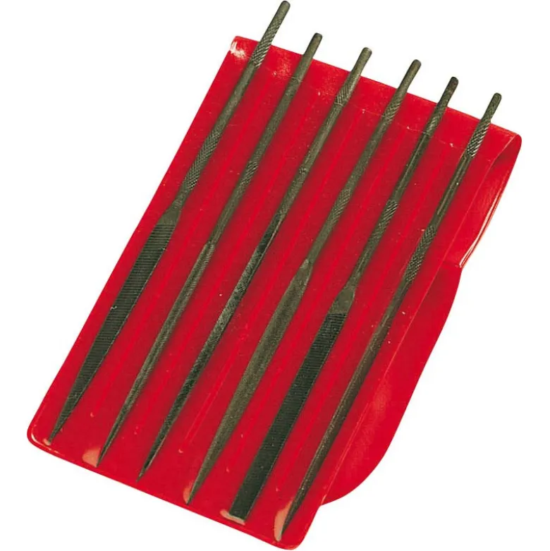 Lime Aiguille Mi-Douce 160 Mm - Trousse De 12 SAM Outillage - LBJ-16
