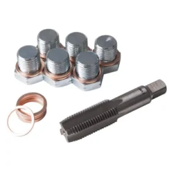 Lot de 6 bouchons+joints+taraud m13x1.25 CLAS HU 2051