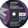 LOT DE 25 DISQUES EXPERT ACIER INOX 230MM MOYEU PLAT - SIDAMO
