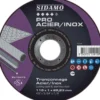 LOT DE 25 DISQUES PRO ACIER INOX 115mm EP. 1 ALES.22.23MM MOYEU PLAT - SIDAMO