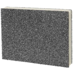 Lot de 5 éponges abrasives 2 faces souples 98x125x12 - Grain 60 à 180 - SIDAMO