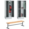 Lot de 2 vestiaires et un banc KRAFTWERK 111.999.002