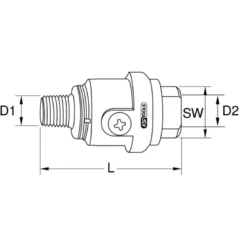 Lubrificateur pour machines pneumatiques KS TOOLS 515.3360