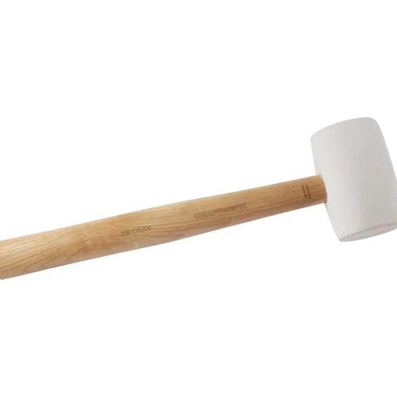 Maillet en Caoutchouc Blanc Manche en Hickory 64mm 24oz Kraftwerk - 310.110.024