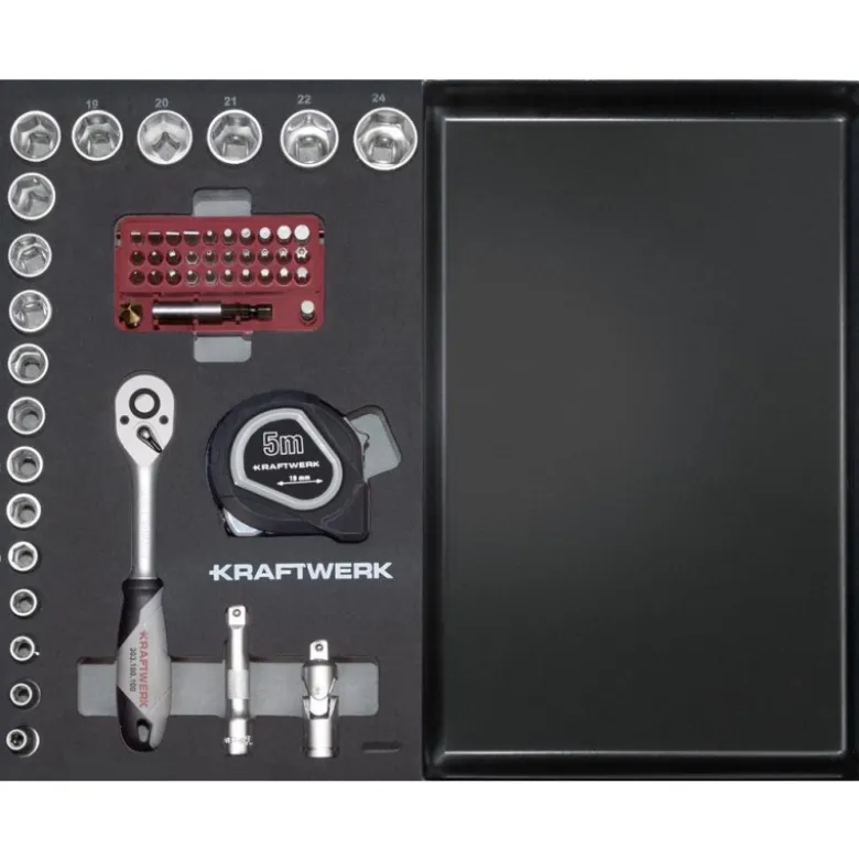 Malette d'outils B147, 3/8", 97 pièces KRAFTWERK - 202.147.100