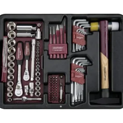 Malette rigide professionnelle en ABS P300 équipée de 185 outils KRAFTWERK 202.300.000