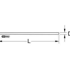 Manche bois 1100 x 40 mm KS TOOLS 144.0860