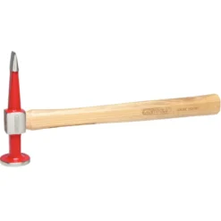 Marteau de carrossier débosseleur panne droite et tête ronde plate KS TOOLS 140.2136