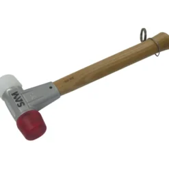 Massette Avec Embouts En Acetate Blanc Et Rouge Diametre 30 SAM Outillage - 325-30-FME