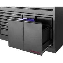 Meuble bas 1360 mm 7 Tiroirs et 2 Compartiments Coulissants MOBILIO BLK Kraftwerk - 3964-03-W-BLK