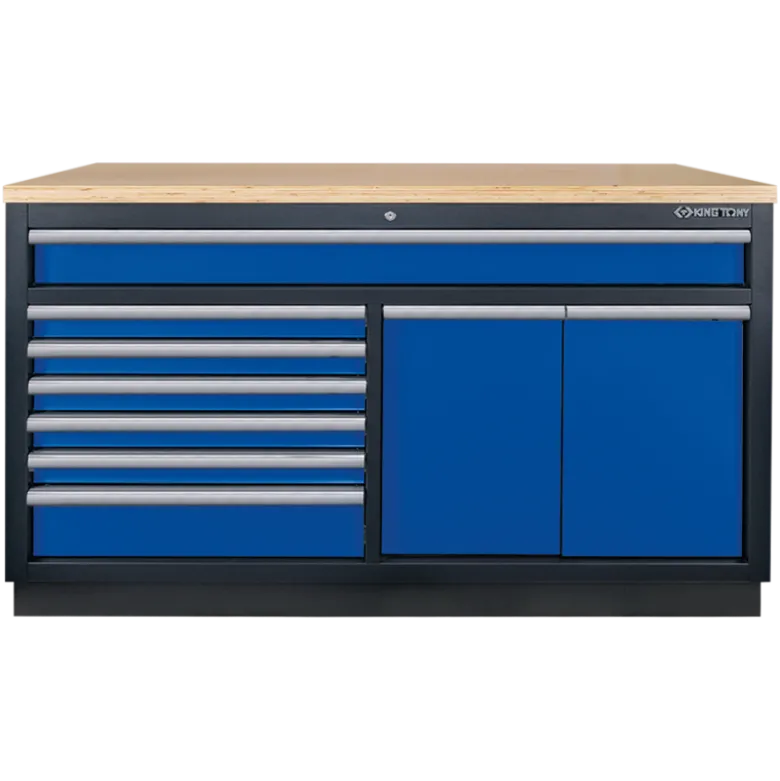 Meuble bas 9 Tiroirs Bleu King Tony - 87D1123AKB