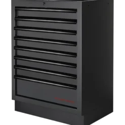 Meuble Bas 8 Tiroirs MOBILIO BLK Kraftwerk - 3964-14-BLK