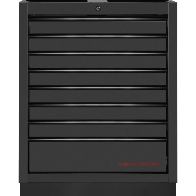 Meuble Bas 8 Tiroirs MOBILIO BLK Kraftwerk - 3964-14-BLK