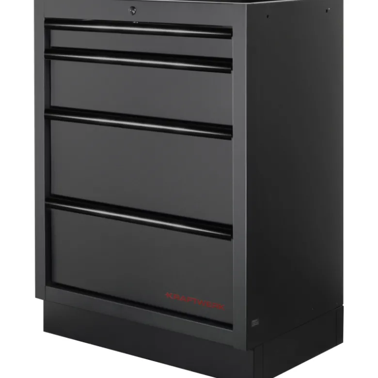 Meuble bas 4 Tiroirs MOBILIO BLK Kraftwerk - 3964-04-BLK