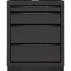 Meuble bas 4 Tiroirs MOBILIO BLK Kraftwerk - 3964-04-BLK