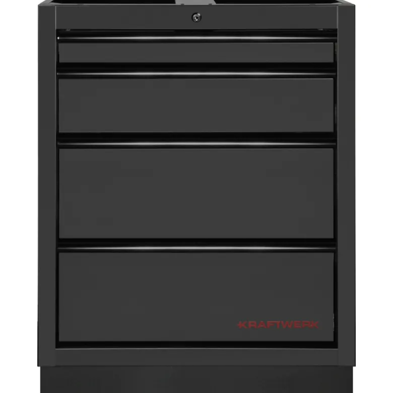 Meuble bas 4 Tiroirs MOBILIO BLK Kraftwerk - 3964-04-BLK
