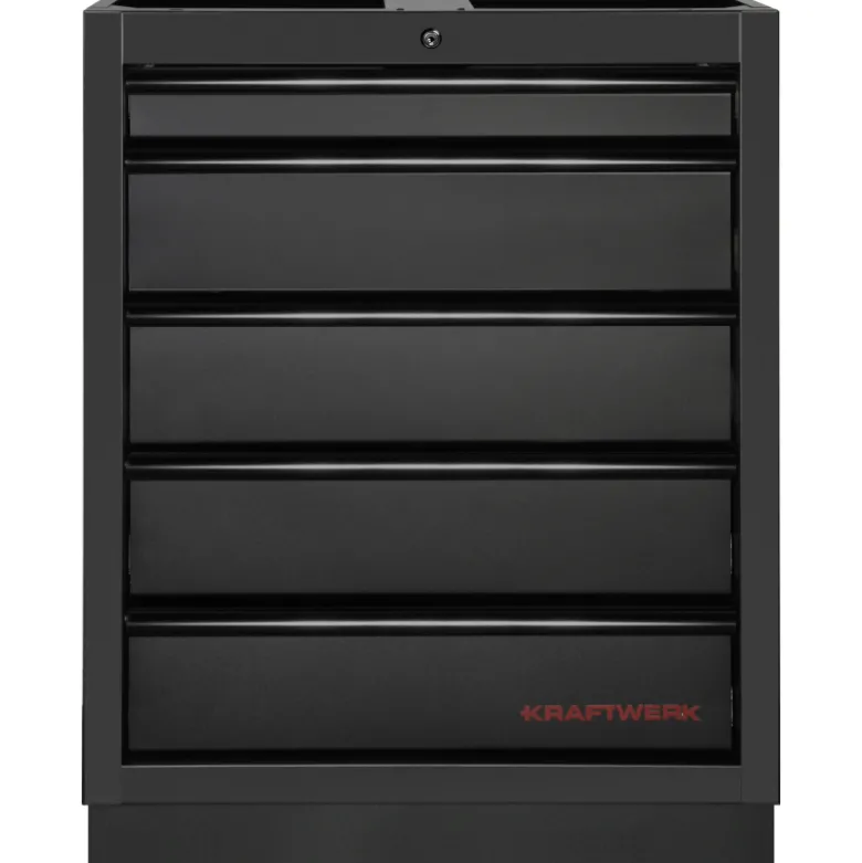 Meuble bas 5 Tiroirs MOBILIO BLK Kraftwerk - 3964-05-BLK