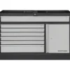Meuble bas 7 tiroirs 1 porte MOBILIO 1360 mm KRAFTWERK - 3964-02-W