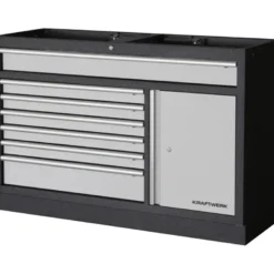 Meuble bas 7 tiroirs 1 porte MOBILIO 1360 mm KRAFTWERK - 3964-02-W