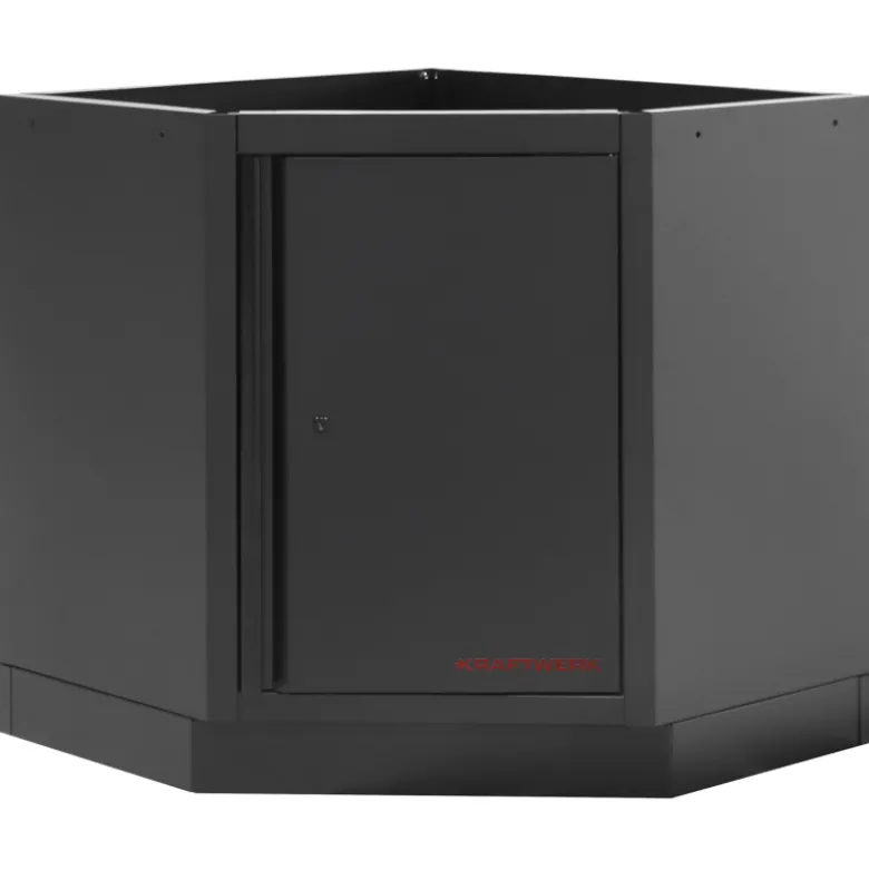Meuble d'Angle Bas à 1 Porte MOBILIO BLK Kraftwerk - 3964-16-BLK