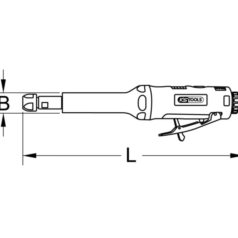 Meuleuse axiale longue pneumatique KS TOOLS 515.5415
