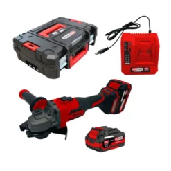 Meuleuse d'Angle Brushless en Coffret, 2 Batteries 18V 4Ah KS TOOLS - 515.4735F