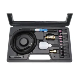 Micro meuleuse droite de précision à pince en coffret avec accessoires Airoutil - MC1103CO