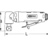 Mini-meuleuse d'angle pneumatique slimPOWER KS TOOLS 515.5535